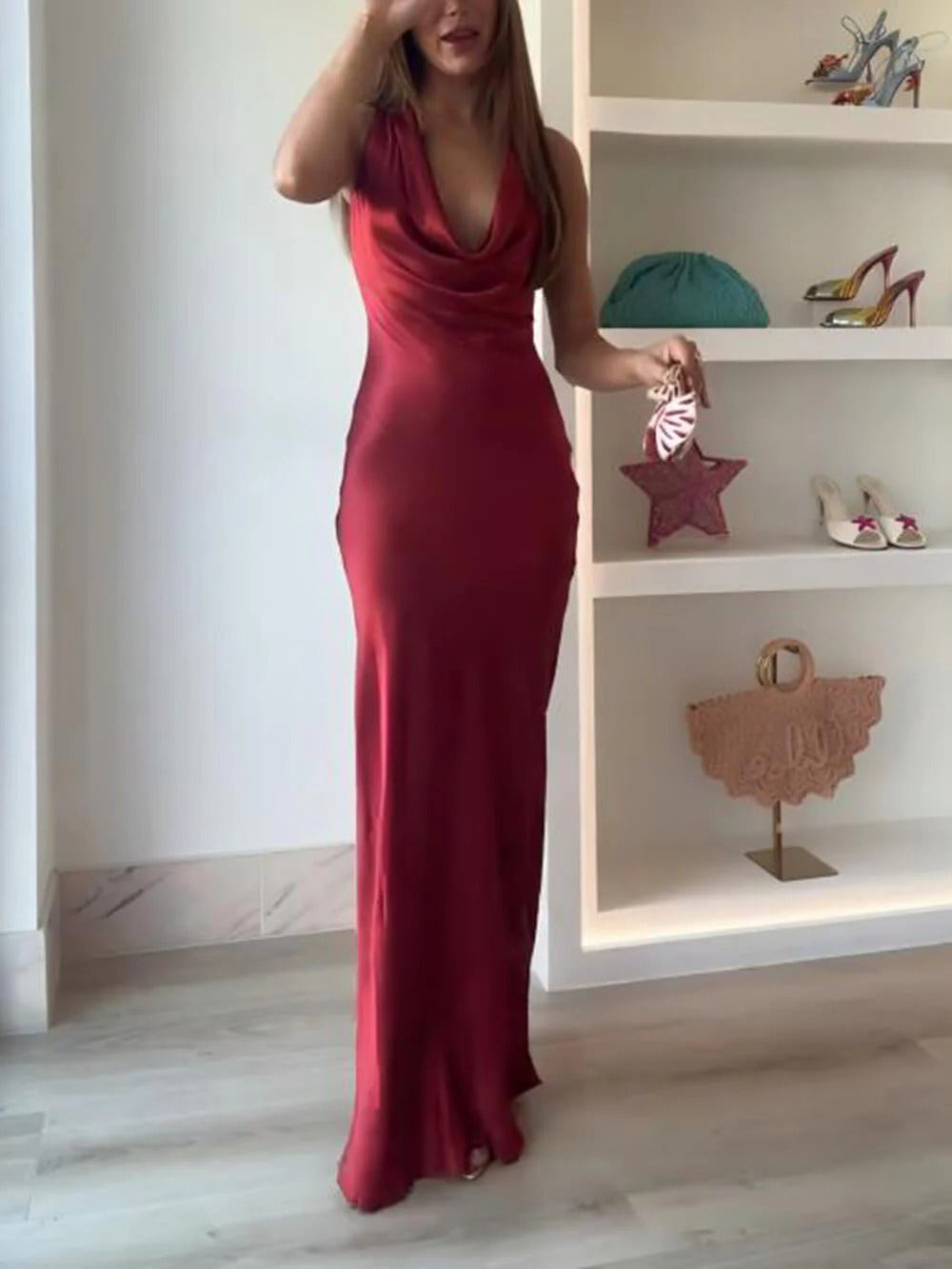 Vestido Elegante Pilar - Coleccion 2025