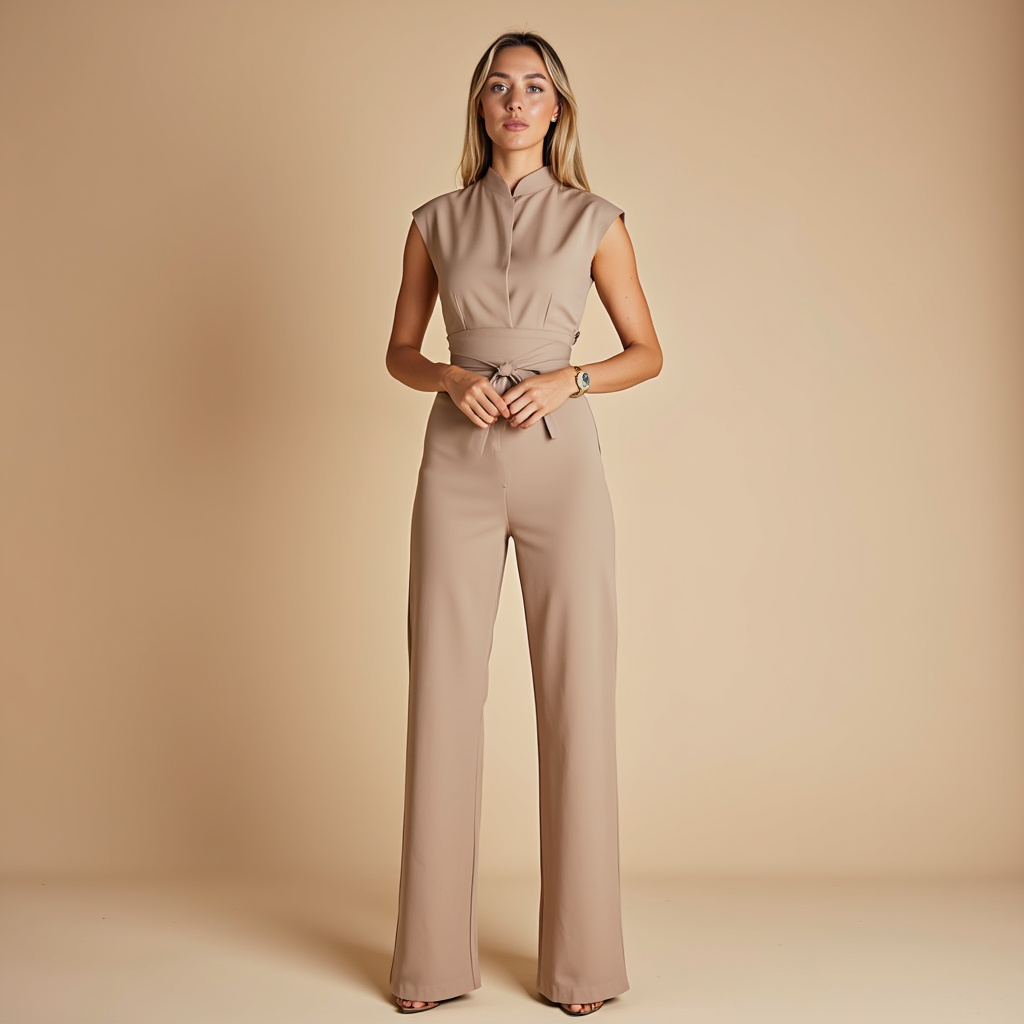Mono elegante sin mangas - Colección 2025