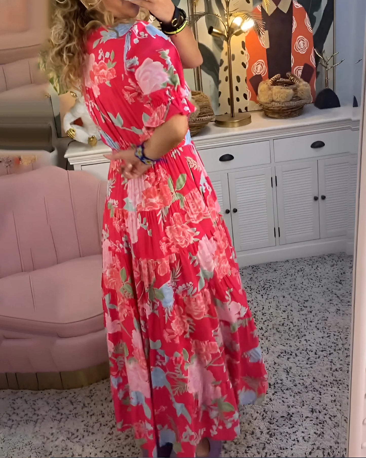 Vestido Estampado Floral - Coleccion 2025