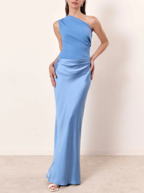 Vestido Largo Plisado - Coleccion 2025