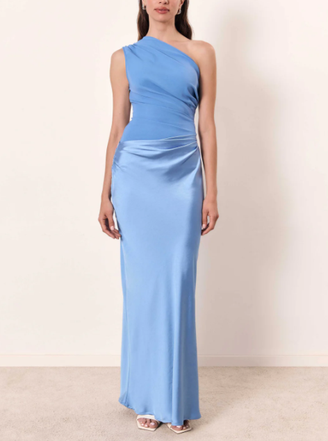 Vestido Largo Plisado - Coleccion 2025