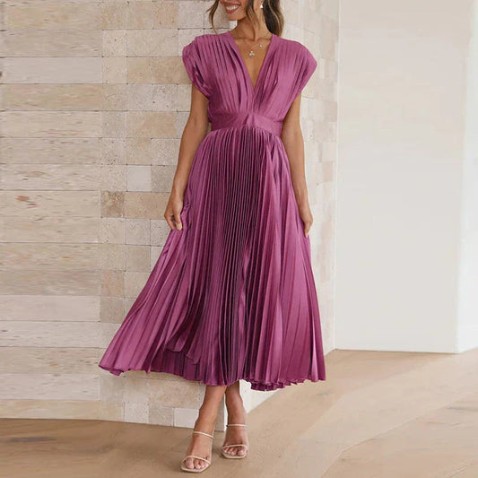 Vestido Gala Plisado - Colección 2025